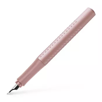 Faber-Castell GRIP 2011 täytekynä, roosa, keskikokoinen kärki 140808