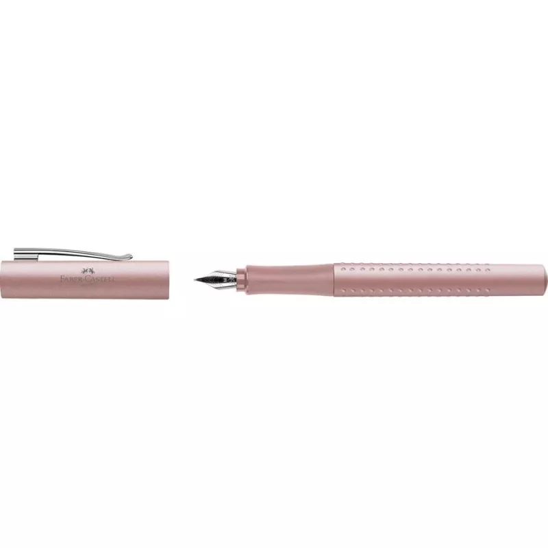 Faber-Castell GRIP 2011 täytekynä, roosa, keskikokoinen kärki 140808