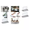 DURABLE PRESENTER DE LUXE pöytänimikyltti A4 vaakaformaatti 105x297 mm läpinäkyvä 820319