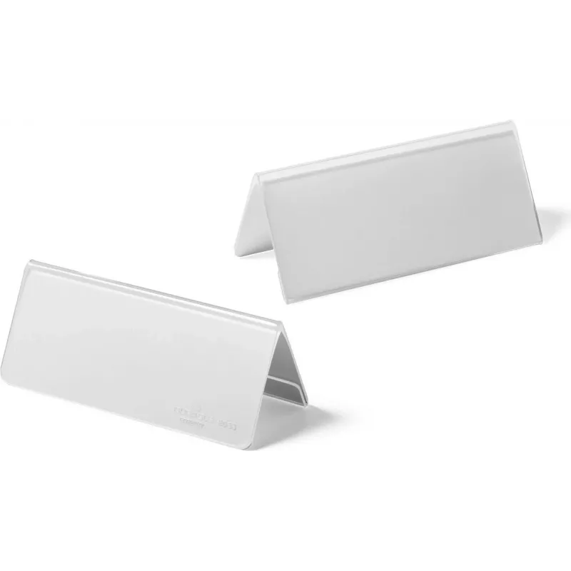 DURABLE pöytänimikyltti työnnettävä akryyli 61/122x150 mm, 10 kpl 803319