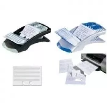 DURABLE TELINDEX DESK VEGAS kiertokortisto, 500 korttia, 100x72 mm, musta 241223