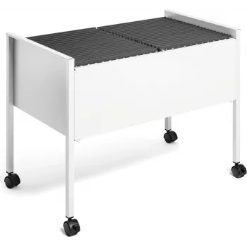 DURABLE Hängeregistraturwagen ECONOMY DUO 100 A4, vaaleanharmaa 308210
