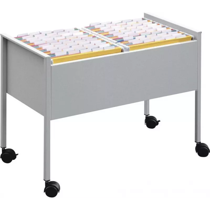DURABLE Hängeregistraturwagen ECONOMY DUO 100 A4, vaaleanharmaa 308210