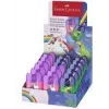 FABER-CASTELL kaksoisteroitin Box Dino/yksisarvinen, display lastusäiliöllä helppoon ja siistiin teroitukseen, 18 kpl (183551)