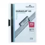 DURABLE DURACLIP 60 A4 puristin läpinäkyvä (25 kpl:n pakkaus) 223802