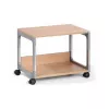 DURABLE SYSTEM 48 monikäyttöinen tarjoiluvaunu, 3 tasoa, vaaleanharmaa, 600 x 480 x 900 mm, 120 kg kokonaiskuorma 3710124