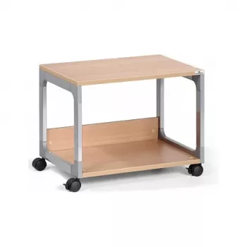 DURABLE SYSTEM 48 monikäyttöinen tarjoiluvaunu, 3 tasoa, vaaleanharmaa, 600 x 480 x 900 mm, 120 kg kokonaiskuorma 3710124