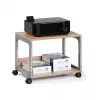 DURABLE SYSTEM 48 monikäyttöinen tarjoiluvaunu, 3 tasoa, vaaleanharmaa, 600 x 480 x 900 mm, 120 kg kokonaiskuorma 3710124