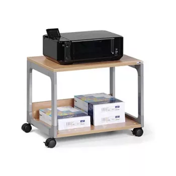 DURABLE SYSTEM 48 monikäyttöinen tarjoiluvaunu, 3 tasoa, vaaleanharmaa, 600 x 480 x 900 mm, 120 kg kokonaiskuorma 3710124
