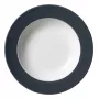 Ritzenhoff & Breker Doppio antrasiitti keittolautanen 220 mm posliini, 6 kpl:n setti 430219