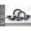 Ritzenhoff & Breker Doppio antrasiitti keittolautanen 220 mm posliini, 6 kpl:n setti 430219