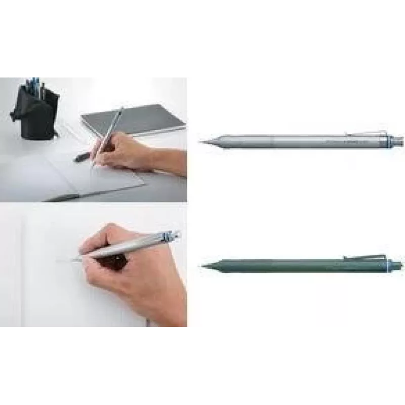 Tombow MONO graph fine -lyijytäytekynä 0,5 mm, hopea, 4 mm ohjainputki SH-MGF04