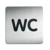 DURABLE PICTO WC-piktogrammikyltti 150x150 mm itseliimautuva akryyli 495723