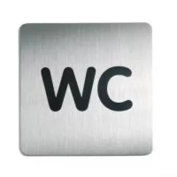 DURABLE PICTO WC-piktogrammikyltti 150x150 mm itseliimautuva akryyli 495723