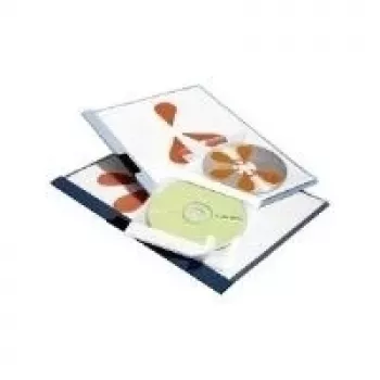 Durable CD/DVD FIX itseliimautuvat CD-taskut, läpinäkyvä, 10 kpl
