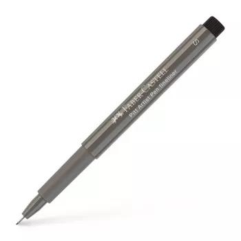 Faber-Castell PITT Artist Pen, Warm Grey IV, pigmenttimuste, sivellinkärki, korkea valonkestävyys, 1 kynä 167073