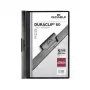 DURABLE DURACLIP 60 A4 puristin musta (25 kpl pakkaus) 220901