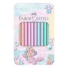 Faber-Castell Sparkle Jumbo kolmikulmaiset värikynät, 10 osan sarja, sekalaiset värit, 3,8 mm lyijy, Soft-Grip-pinta, murtumaton, FSC-sertifioitu puu 210910