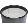 DURABLE metalliroskakori 17L pyöreä tuhkakupilla, musta 333001