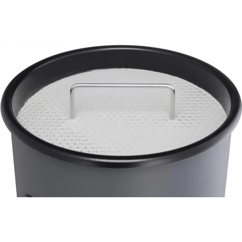 DURABLE metalliroskakori 17L pyöreä tuhkakupilla, musta 333001