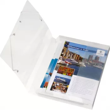 HERLITZ asiakirjalaatikko DIN A4, polypropyleeni, läpinäkyvä, 40 mm selkä, 250 x 40 x 330 mm 1948678