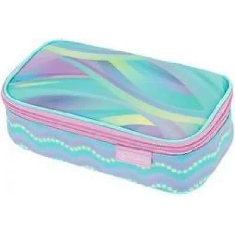 herlitz beatBox New Batik Minty Love penaali, polyesteri, XXL-vetoketju, 1 kpl 400205929