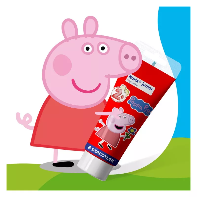 STAEDTLER Noris junior Peppa Pig sormivärit, 4 x 150 ml, 2-vuotiaasta 8814 L1
