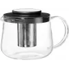 Ritzenhoff & Breker Yucca teekannu 1,5 L musta/läpinäkyvä 156713