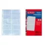 HERLITZ käyntikorttitaskut, DIN A4, 10 lokeroa per tasku, läpinäkyvä, 10 kpl:n pakkaus 5894209