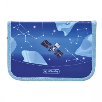 herlitz Cosmic Explorer penaali, 31 osaa, polyesteri, 205 x 140 x 38 mm, 2 läppää, avaruusdesign 400197095