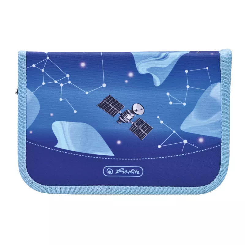 herlitz Cosmic Explorer penaali, 31 osaa, polyesteri, 205 x 140 x 38 mm, 2 läppää, avaruusdesign 400197095