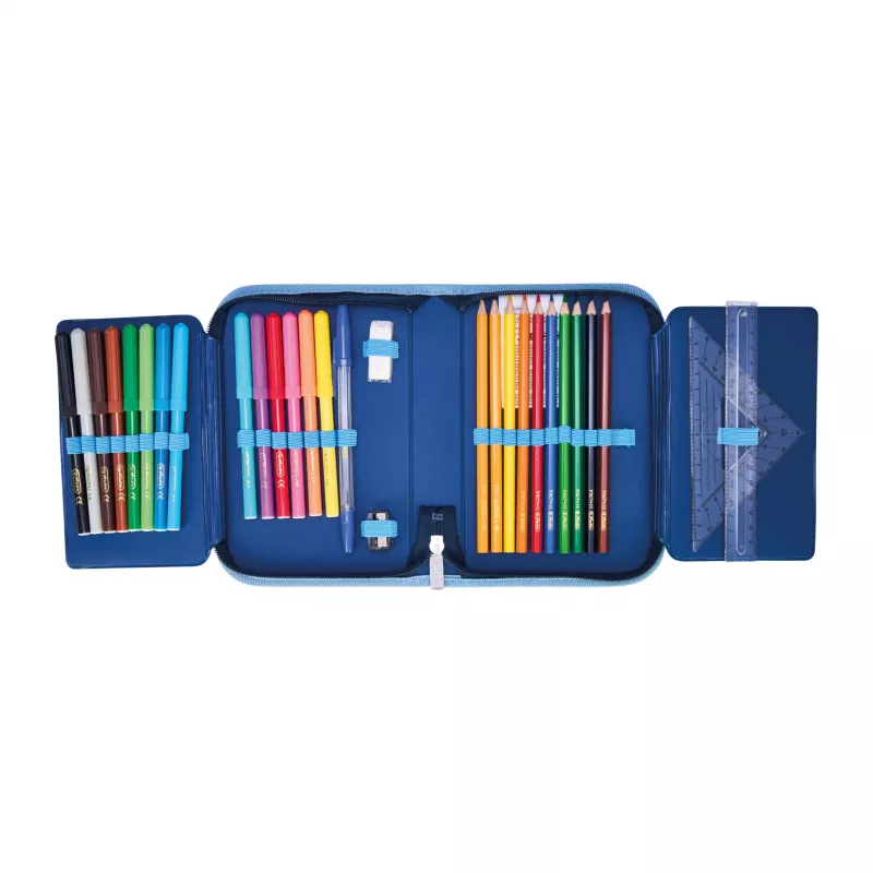 herlitz Cosmic Explorer penaali, 31 osaa, polyesteri, 205 x 140 x 38 mm, 2 läppää, avaruusdesign 400197095
