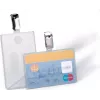 DURABLE ID-kortinpidin klipsillä 1 kortille, läpinäkyvä, 25 kpl (811319)