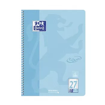 OXFORD Collegeblock TOUCH ruudullinen reunaviivalla A4, 80 arkkia, 90 g/m², eri värejä 400196079