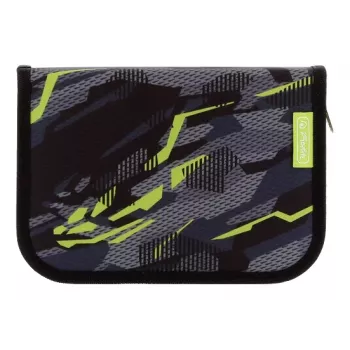 Herlitz Wild Panther täytetty penaalilaukku, 31 osaa, polyesteri, 205 x 140 x 38 mm, 2 läppää 400205912