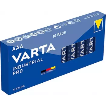 Varta Industrial AAA alkaliparisto 1,5V 1100 mAh – 10 kpl:n pakkaus (LR03)