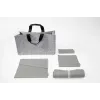 SIGEL BAB01 Desk Sharing Bag Basic L, vaaleanharmaa, 5 kpl:n nippu