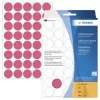HERMA 2256 pysyvästi kiinnittyvät pyöreät tarrat loistopunainen 19 mm, 960 tarraa (24 arkkia x 40)
