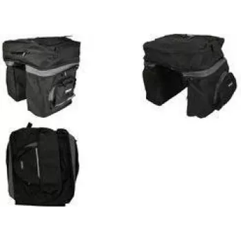 FISCHER polkupyörälaukku musta 17L 86245:FISCHER