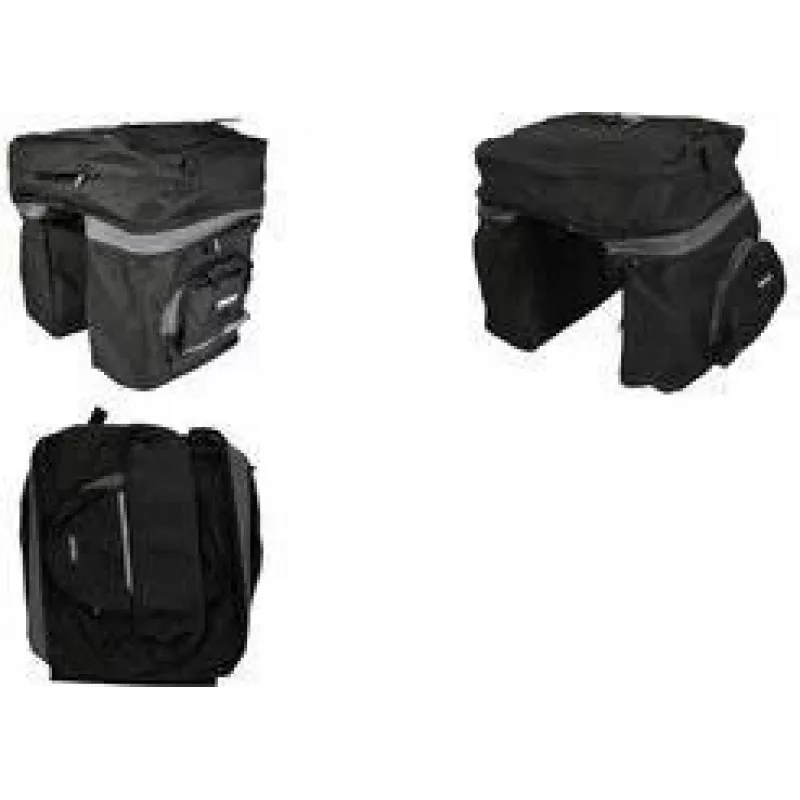 FISCHER polkupyörälaukku musta 17L 86245:FISCHER