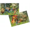 HERMA 3 pöytäalustaa kartongista Dino World - 3 kpl:n pakkaus (19743)