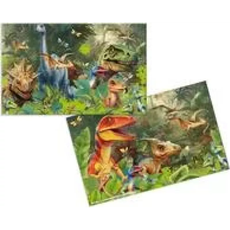 HERMA 3 pöytäalustaa kartongista Dino World - 3 kpl:n pakkaus (19743)