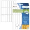 HERMA Movables 10606 itseliimautuvat paperitarrat, mattavalkoinen, 13 x 50 mm, 672 tarraa (32 arkkia x 21), jäämättä irrotettava