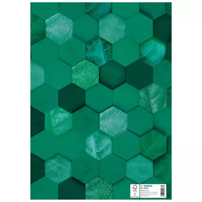 HERMA X vihkokansi, kartonki, DIN A4, tummanvihreä, 10 kpl 20087