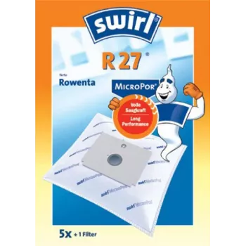 Melitta Swirl R 27 MicroPor pölynimuripussit, 5 kpl:n pakkaus 170654