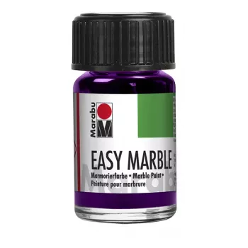 Marabu Easy Marble marmorointiväri, 15 ml, ametisti 081, nopeasti kuivuva, upotusmarmorointiin 13050039081