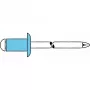 GESIPA sokeaniitti ruostumaton teräs A2 3x6 mm litteä pyöreä kanta puristusalue 1-3 mm (6330134)