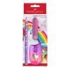 Faber-Castell Einhorn Jumbo kirjoitussarja, violetti, 3 kpl, 3 mm lyijy, ergonominen kolmiomuoto 111528