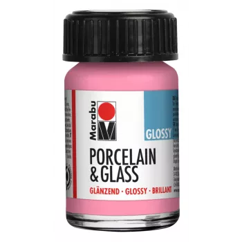 Marabu posliini- ja lasimaalausväri, kiiltävä pinkki, 15 ml, ilman polttoa 11150039133