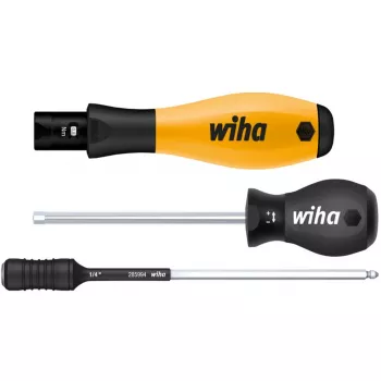 Wiha ESD momenttiruuvimeisseli TorqueVario-S 0,4 - 1 Nm DIN EN 61340-5-1, DIN EN ISO 6789, DIN EN 26789 (26629)